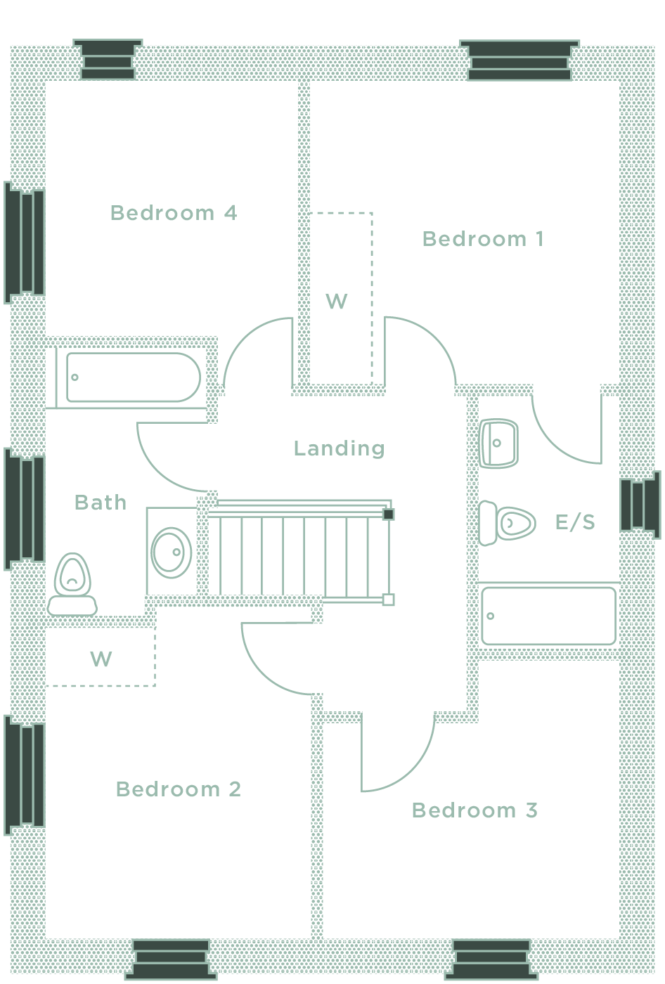 First floor layout