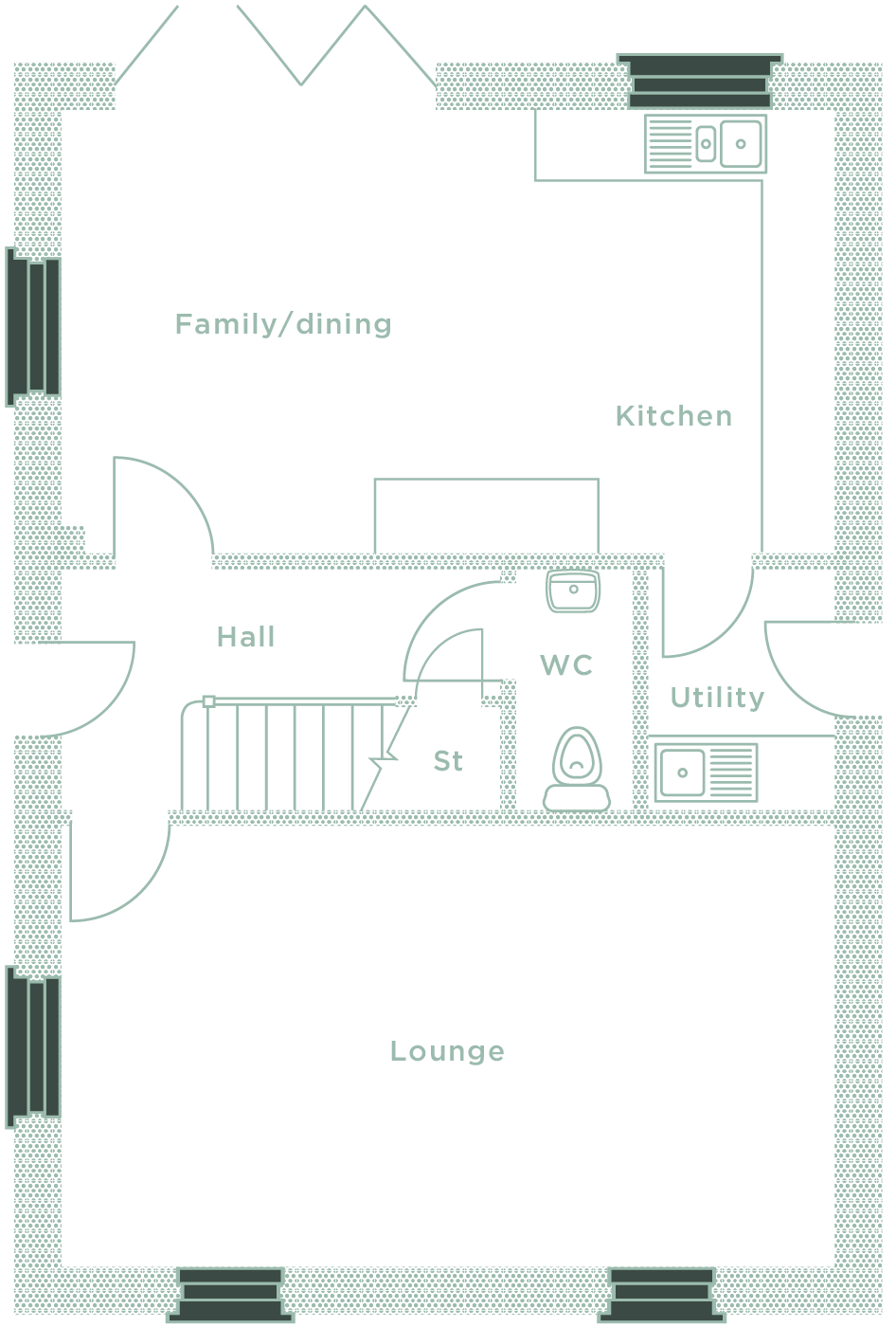 Ground floor layout