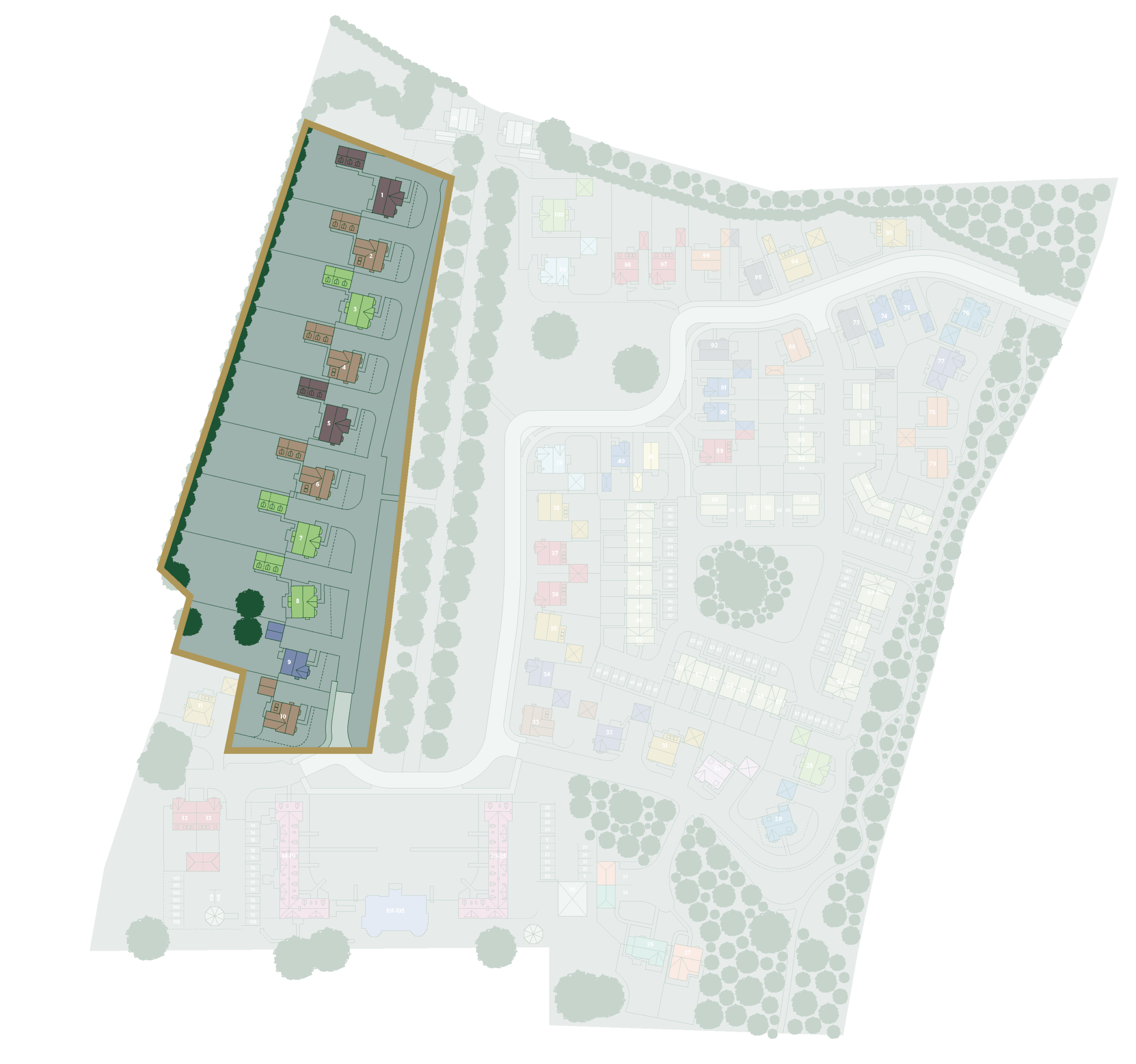 Site plan layout