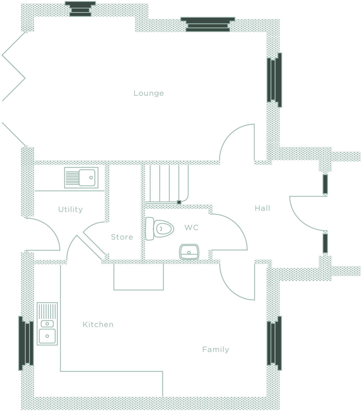 Ground floor layout
