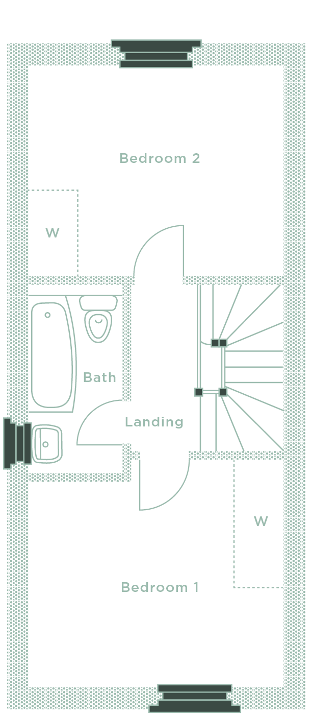 Second Floor layout