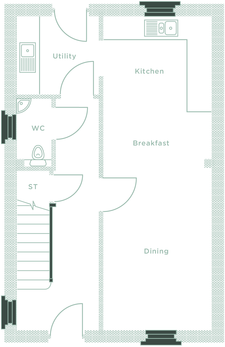 Ground floor layout