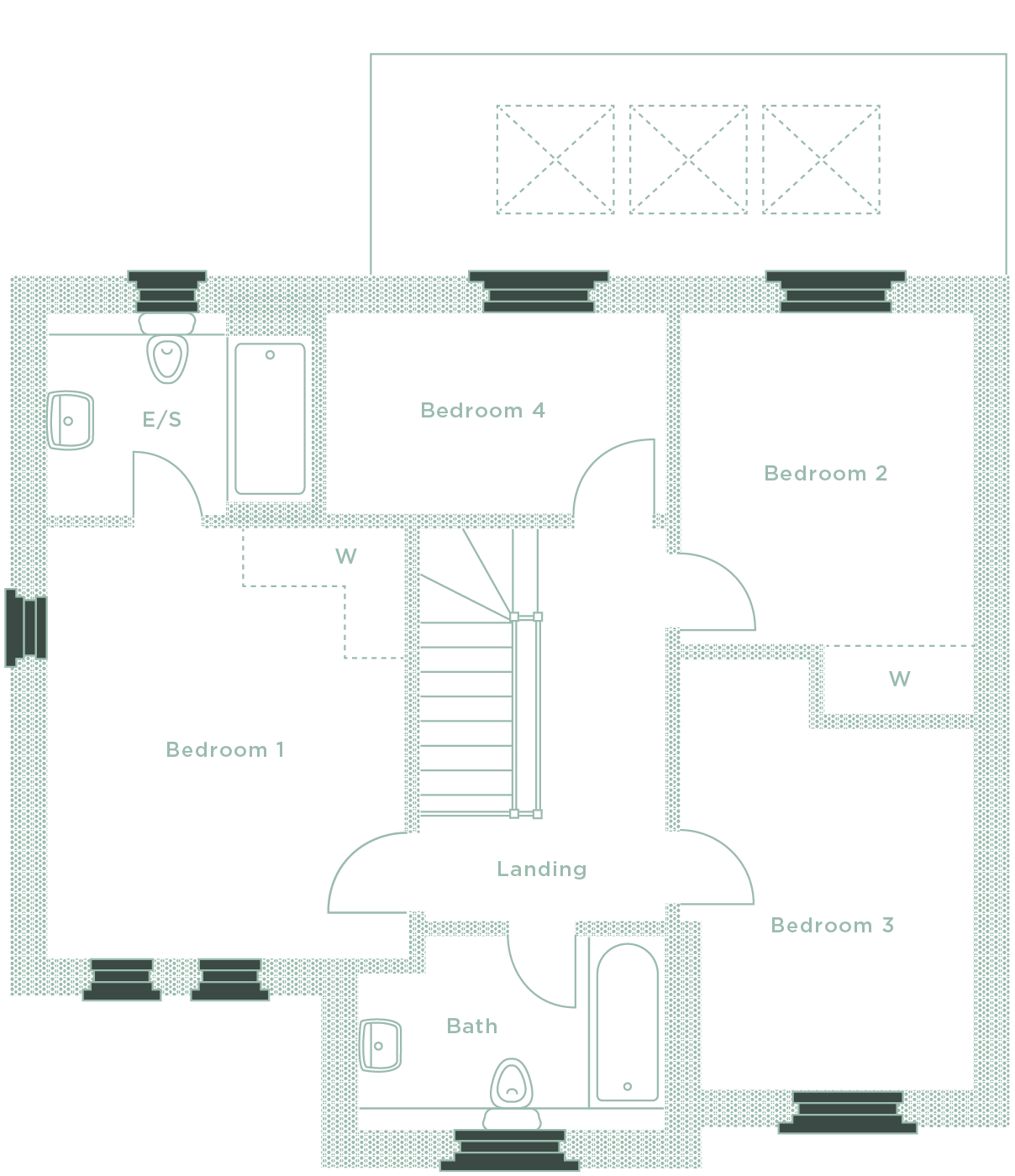 First floor layout
