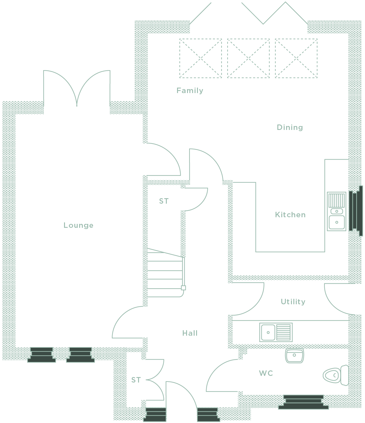Ground floor layout