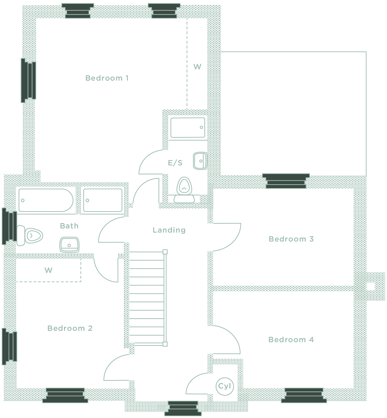 First Floor layout
