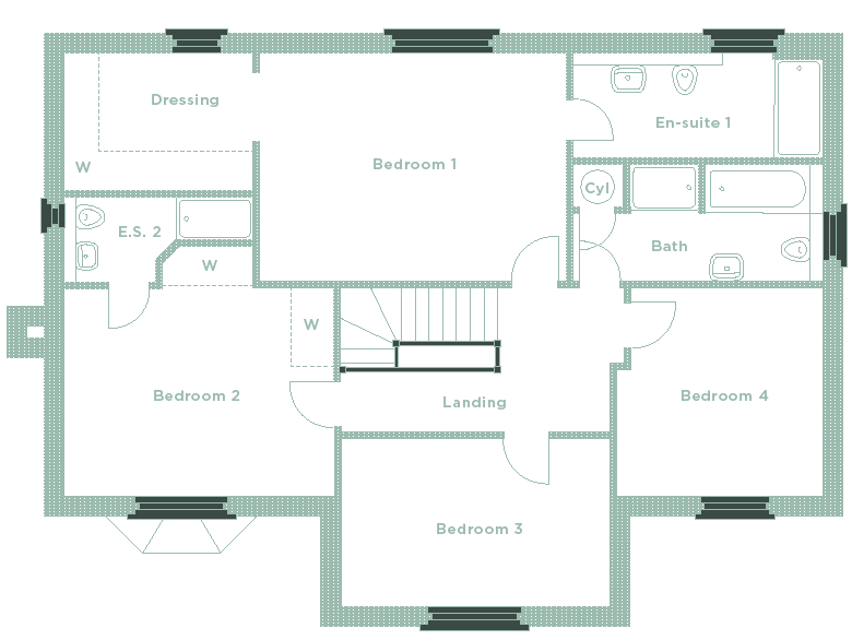 First Floor layout