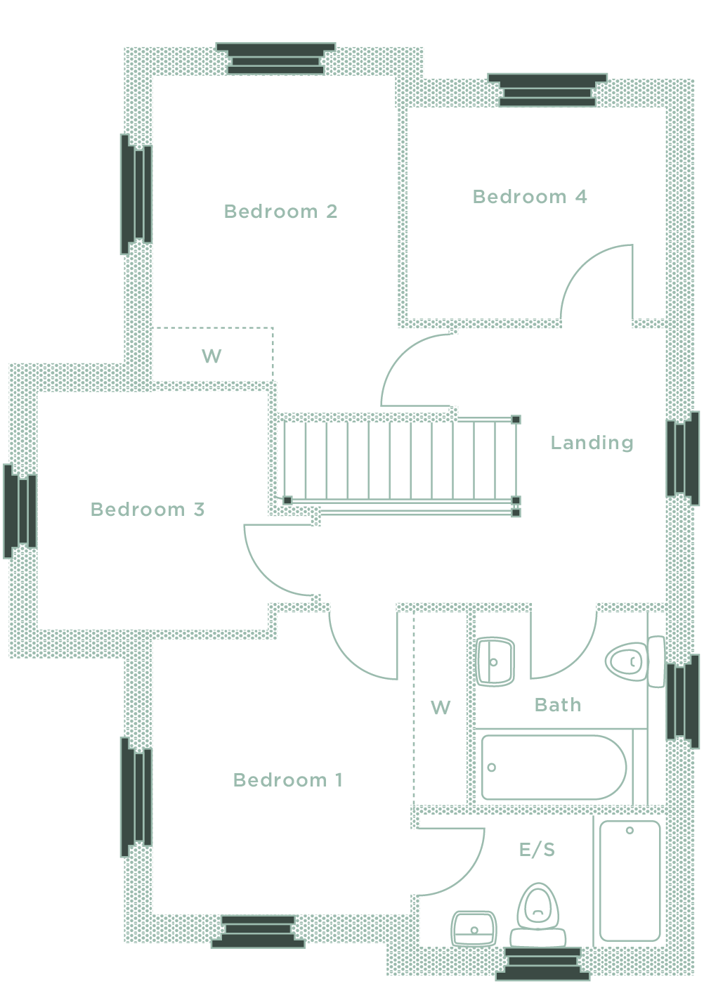 First floor layout