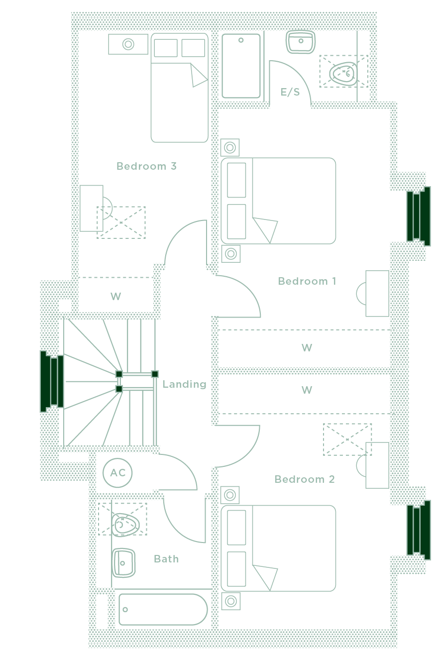 First floor layout