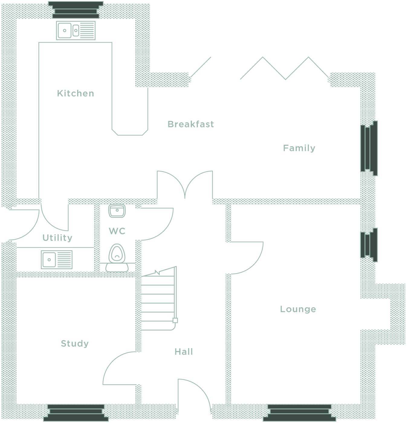 Ground floor layout