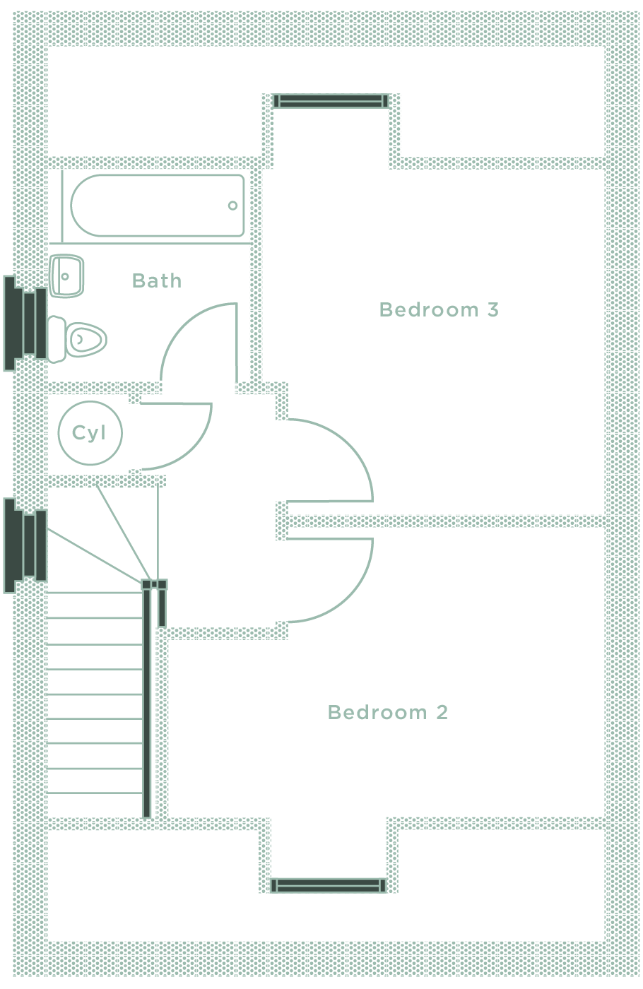 Second floor layout