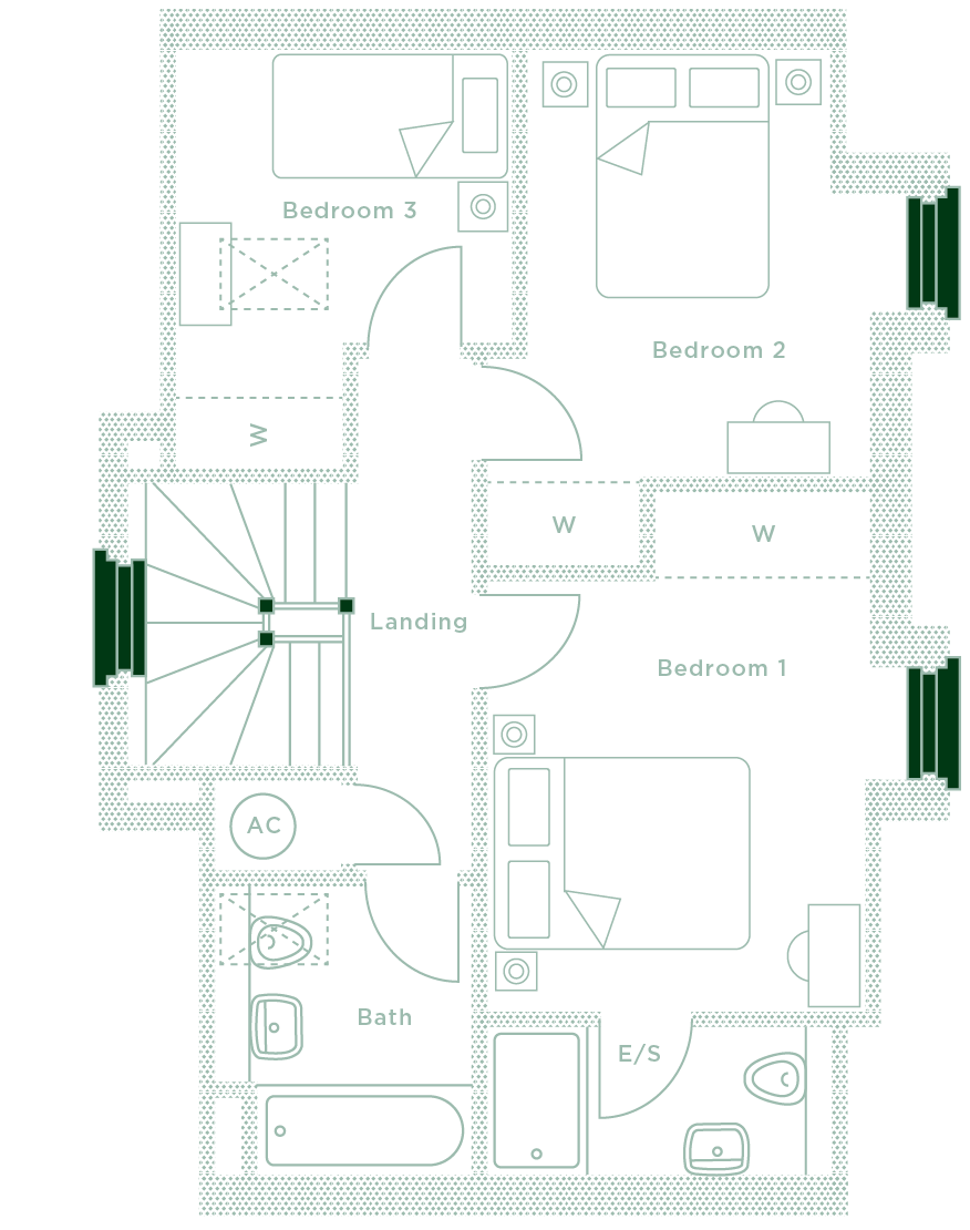 First floor layout
